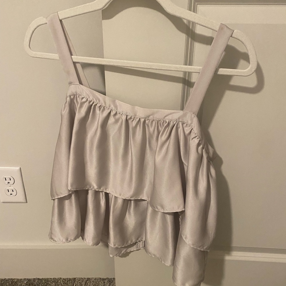 Silver Koch top